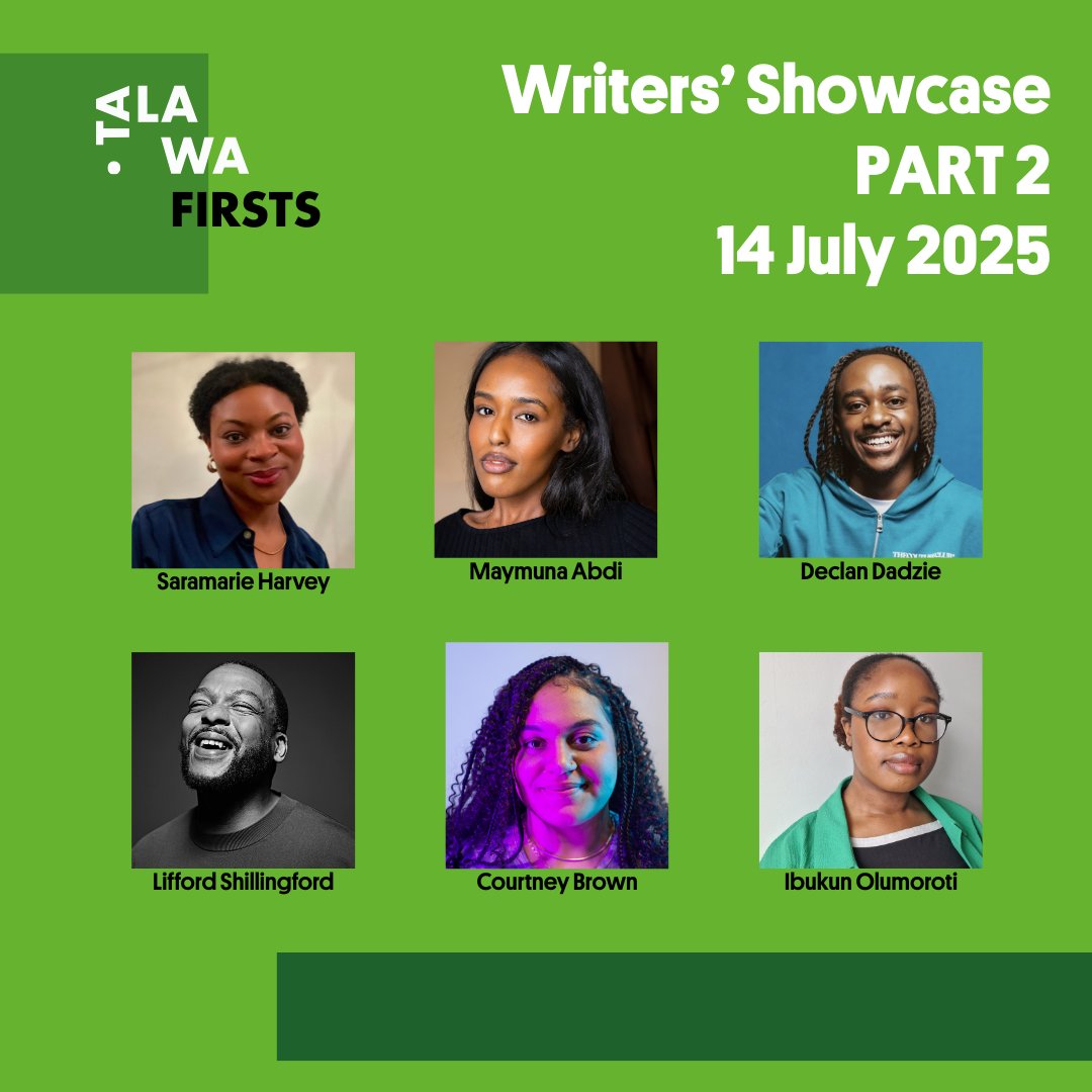 bledgie_'s tweet image. Being part of this year's @TalawaTheatreCo Introductory Writer's Group has been an amazing full circle moment after volunteering at Talawa Firsts last year.
I've learnt so much, and I'm so excited to showcase my work among some of my fellow amazing writers on July 14th 🎉🥳🎊