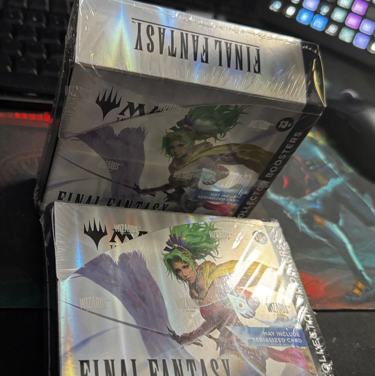 theChaosMerchant (@chaosmerchanttv) on Twitter photo I have my final 2 Collector Boxes in hand.
We open them tonight w/ <a href="/jenntacles_/">Jenn 🐙 (more active on Bluesky 🤫)</a>
Then we play some magic with @darkness429 /Trav/Terp
7pmish ET.
Twitch.tv/thechaosmercha…
#thehuntison
#magicisforeveryone
#MTGxFinalFantasy I have my final 2 Collector Boxes in hand.
We open them tonight w/ <a href="/jenntacles_/">Jenn 🐙 (more active on Bluesky 🤫)</a>
Then we play some magic with @darkness429 /Trav/Terp
7pmish ET.
Twitch.tv/thechaosmercha…
#thehuntison
#magicisforeveryone
#MTGxFinalFantasy