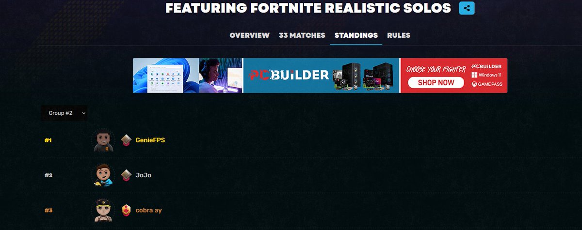 1st in <a href="/AfricanGaming/">ACGL</a> 1v1 reals $250