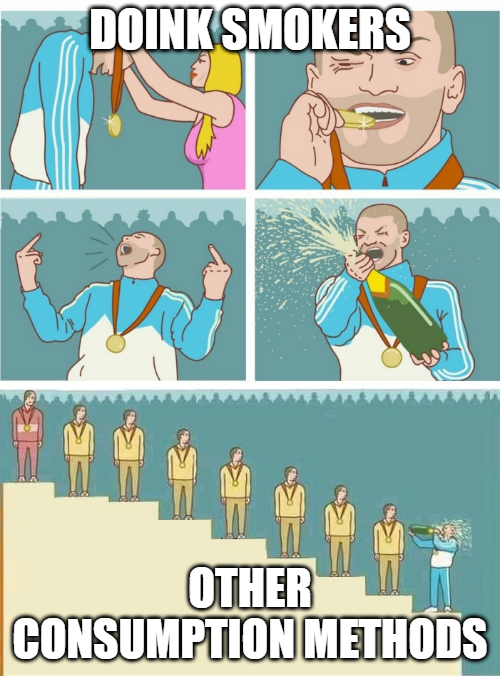 ball vape > dabs > dry herb vapes > anything smoke