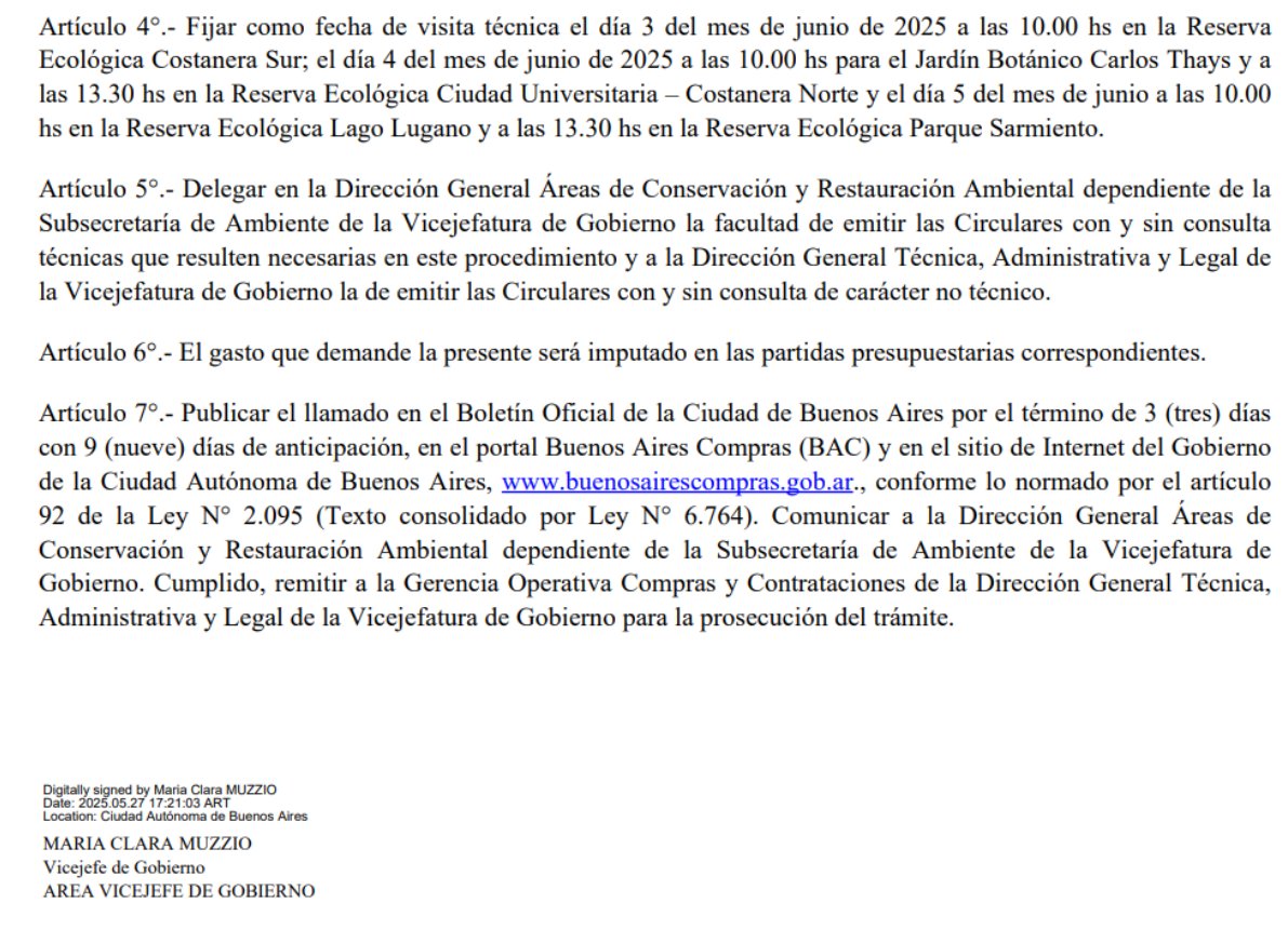 A pesar de ser vicejefa, Clara no puede soltar este negocio.
14 mil millones de pesos en limpieza de espacios verdes.