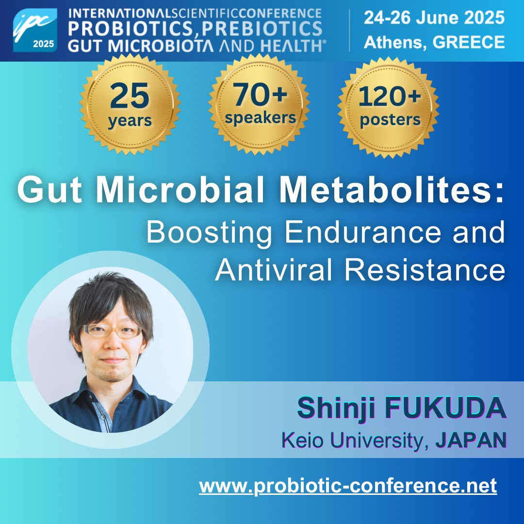 🔬🧫🧬 Gut microbial metabolites act as systemic mediators linking the gut ecosystem to diverse aspects of host physiology. 

👩‍⚕️ Let us meet in Athens next week.