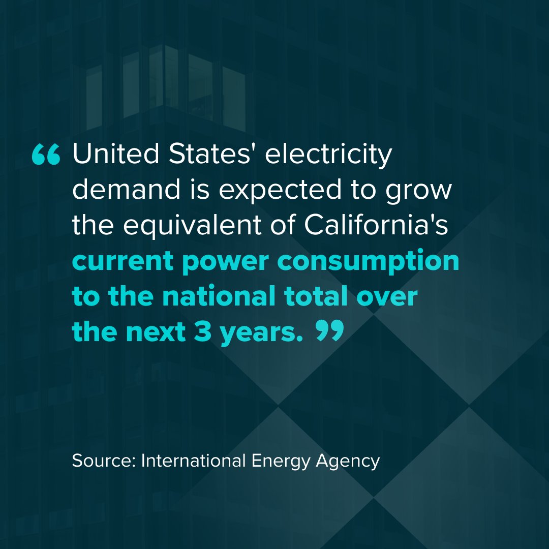 xenergynuclear's tweet image. U.S. power demand is set to grow by an entire California in just 3 years, says @IEA.
Countries are turning to #nuclear to meet rising needs. Our Xe-100 SMR delivers clean, flexible, reliable energy.
Read more: iea.org/news/growth-in… #EnergyTransition #CleanEnergy #SMR