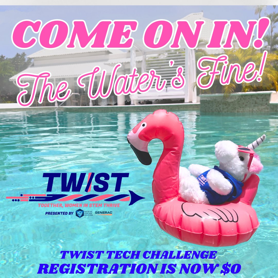 Thanks to our incredible event sponsors, TWIST Tech Challenge's Registration Fee has been reduced to $0! Registration for teams and second robots will be available through Thursday, visit our website to learn more! 🫶 <a href="/FIRSTWI/">FIRSTWI</a> #FIRST #FTC #morethanrobots #TWIST