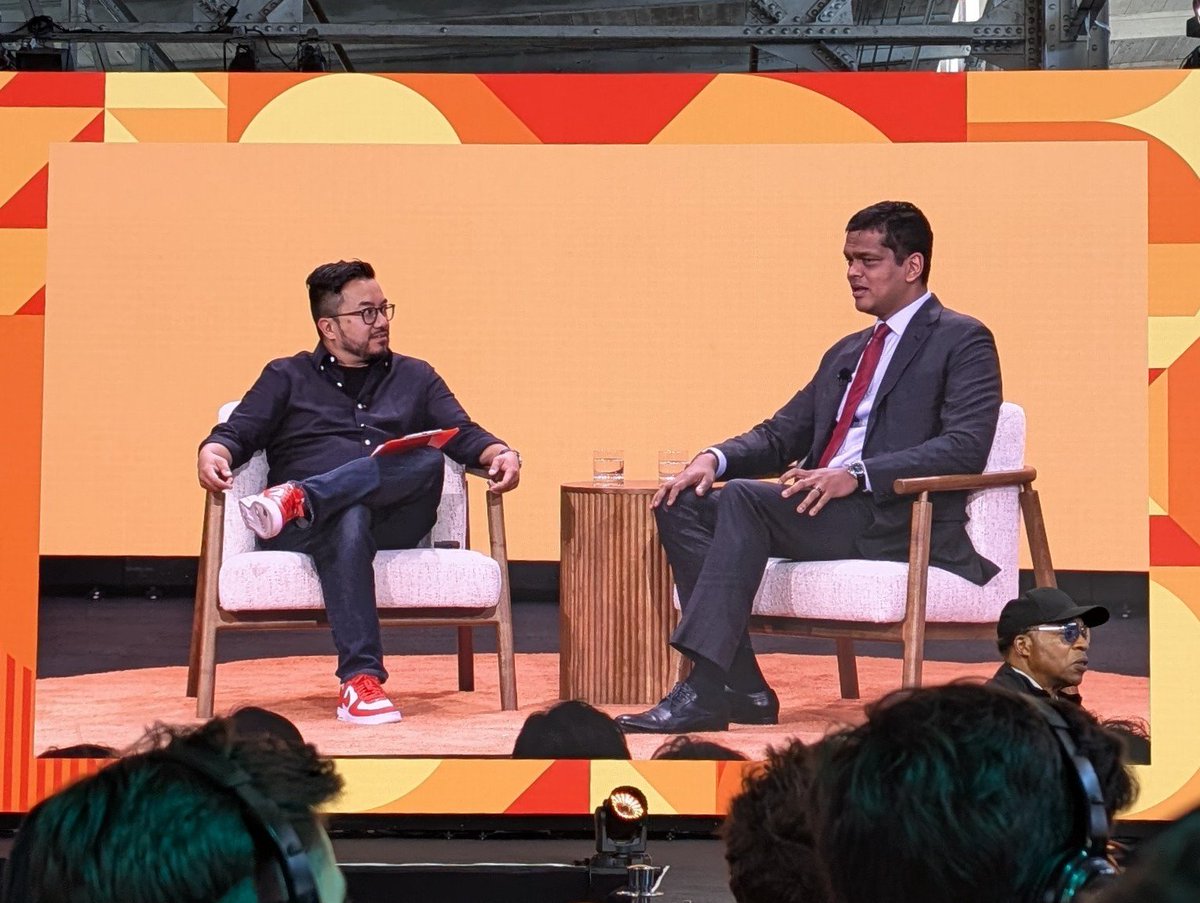 Dhruva Biswas, MD/PhD (@dhruva_biswas) on Twitter photo Fireside chat w Sriram Krishnan <a href="/WhiteHouse/">The White House</a> #AI advisor & Garry Tan
<a href="/skrishnan47/">Sriram Krishnan</a> says
๐๏ธ WH empowers #AI builders - algo, reasoning, agentic, PTX ...
๐ Open source is ๐ - solve security risk w frontier + open prod stack
๐ 'Bitter lesson pilled'. โพ๏ธ game. Rapid OODA loops win Fireside chat w Sriram Krishnan <a href="/WhiteHouse/">The White House</a> #AI advisor & Garry Tan
<a href="/skrishnan47/">Sriram Krishnan</a> says
๐๏ธ WH empowers #AI builders - algo, reasoning, agentic, PTX ...
๐ Open source is ๐ - solve security risk w frontier + open prod stack
๐ 'Bitter lesson pilled'. โพ๏ธ game. Rapid OODA loops win