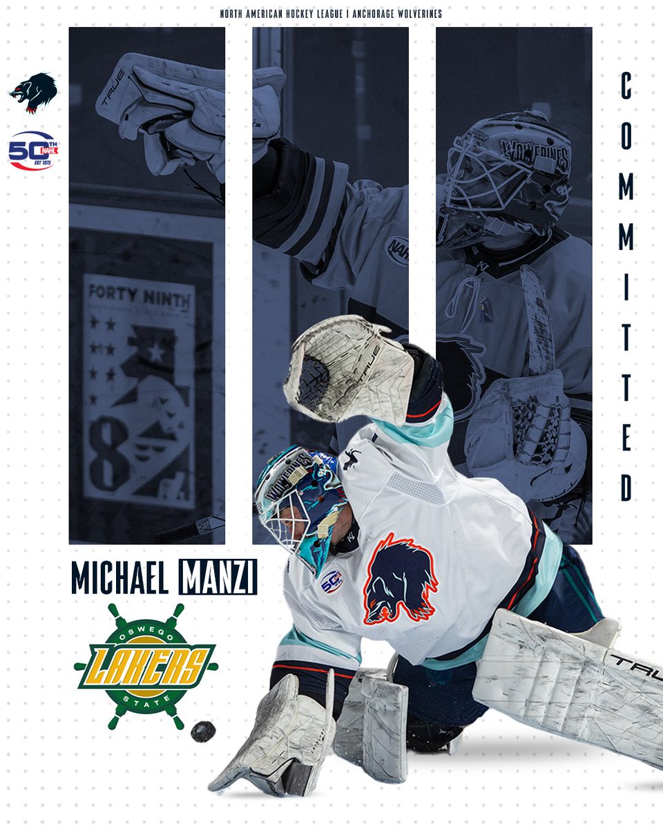 #NEWS — Michael Manzi makes Division III commitment to SUNY-Oswego 

“We can’t say enough great things about Manzi,” Assistant Coach Sam Graham said. “He’s an exceptional goaltender and an even better person.” 

Full press release 🔗 in bio
