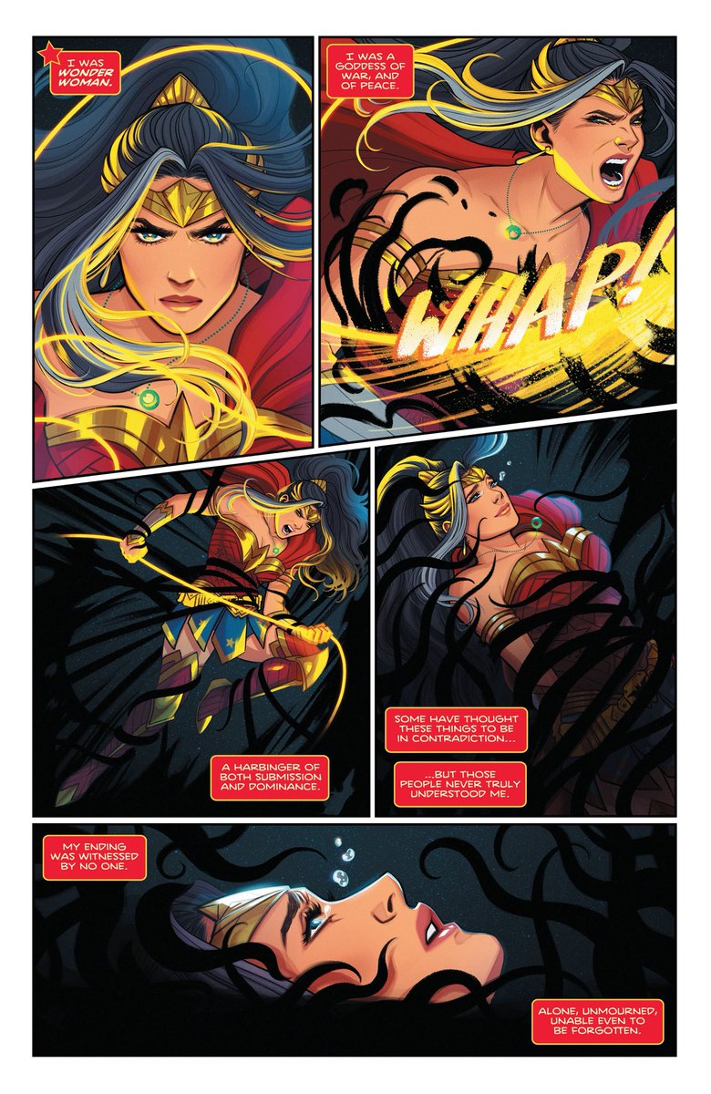 adrislore's tweet photo. Diana dying, transcending death, destroying the Anti Life Equation, and then rebuilding all of creation is one of the most best moments in Future State https://t.co/aHwIhvMMCL