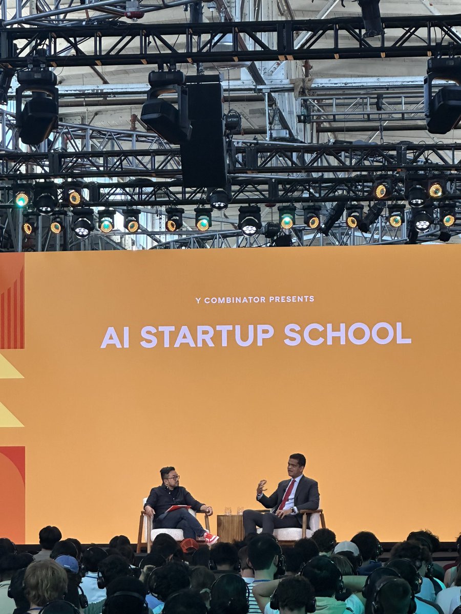BlakePasse's tweet image. Sriram Krishnan’s comments @ycombinator AI Startup School
“We want most, if not all, of the world using American AI, not models like DeepSeek”