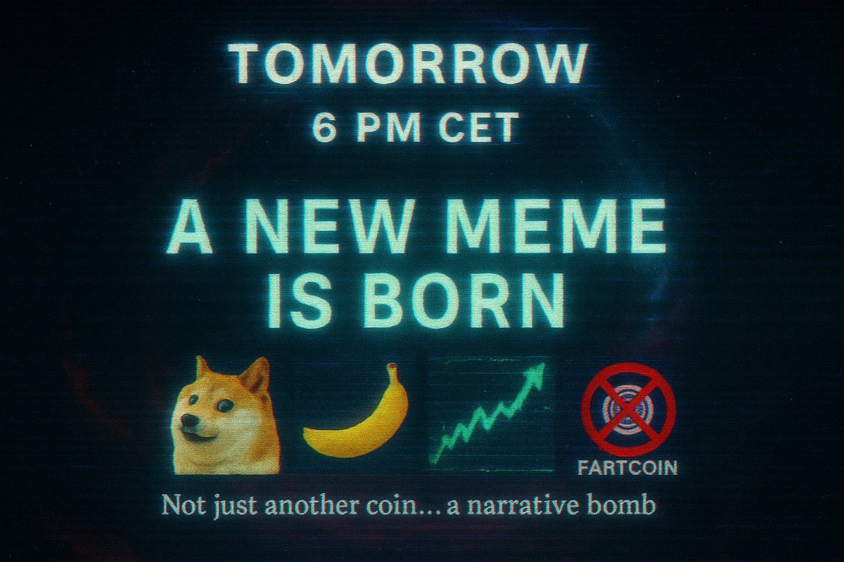 🚨Moon mission incoming! 🚨🚀 Tomorrow's <a href="/memecoinwho/">???</a> #Memecoin launch brings a groundbreaking narrative + a random airdrop to 25 wallets after launch! Get ready for laughs to the moon. Official Address below! 🌕💎 #MemecoinAirdrop #ToTheMoon #CryptoLaunch #NarrativeCoin #Airdrop