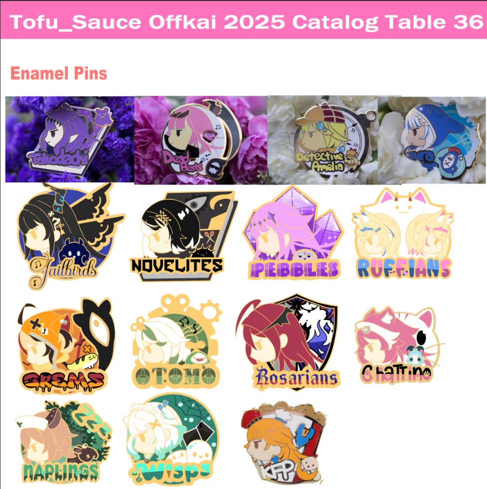 Tofu_Sauce's tweet image. Offkai Catalog Table 36!!
#OffKaiGen4
Phase Gacha is back this year to win jumbo sticker of each member!
Some of SaviSavi prints will be at the table!