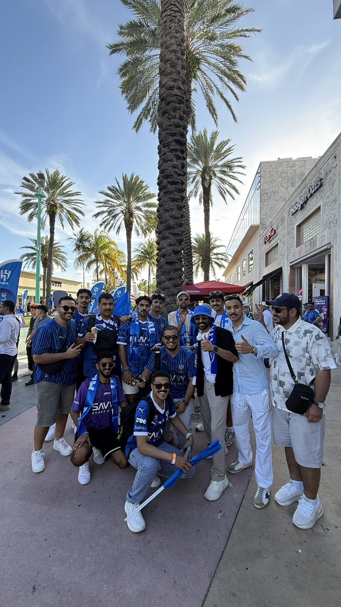 ميامي تغرق بالموج الازرق 🤩💙

#الهلال_ريال_مدريد