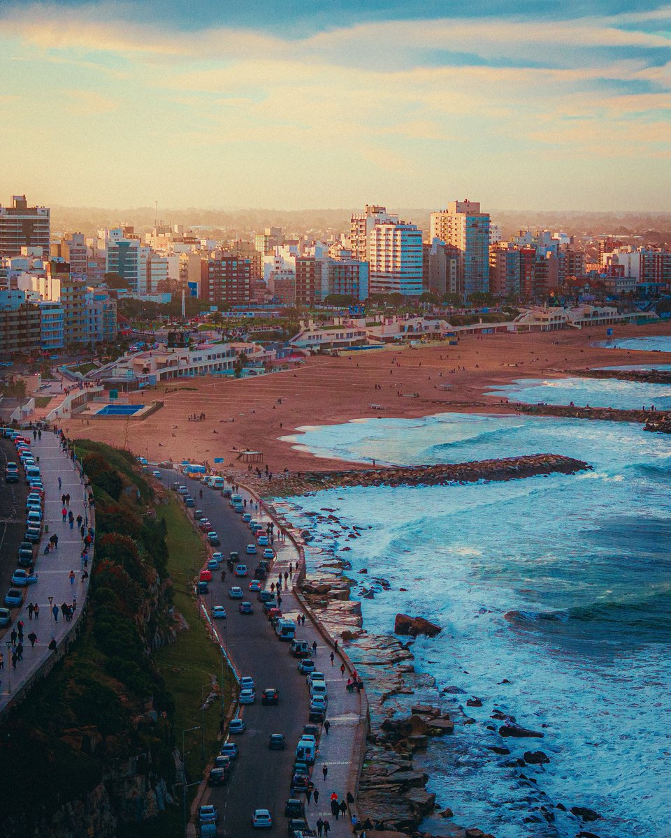 Haciendo fotos por Mar del Plata