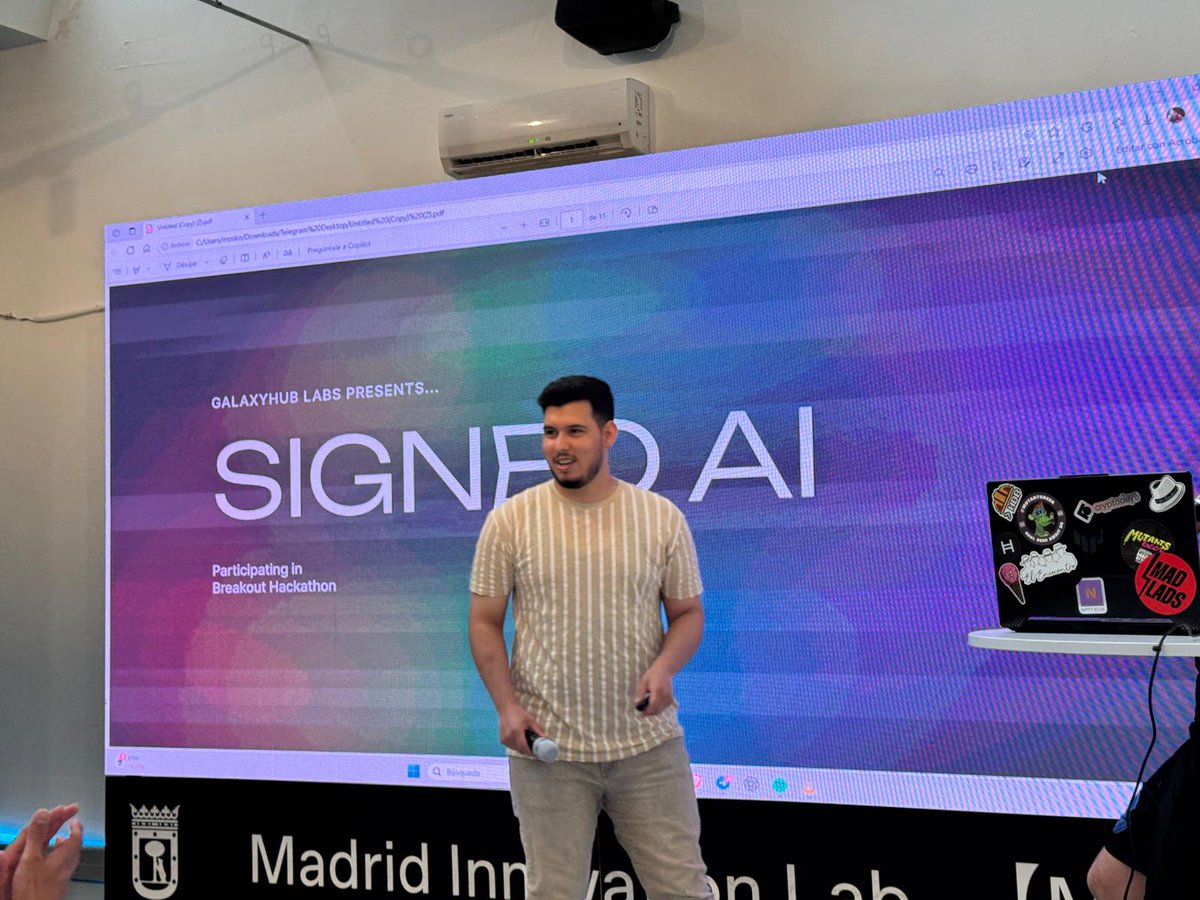 My happy face after giving a pitch for Signed AI by <a href="/GalaxyhubAI/">OrberAI (by Galaxyhub)</a>
