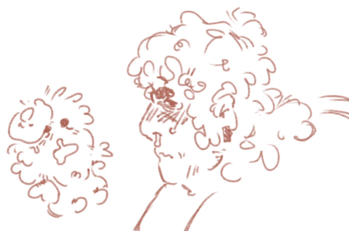 a favorite stan doodle i recently shared on tiktok, sick fella from when i caught a fever 😓