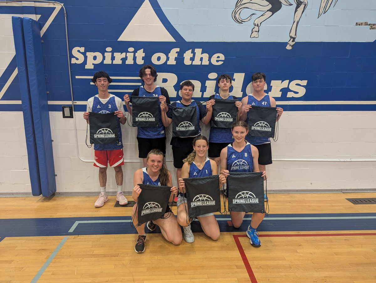 Congratulations to the Renfrew Collegiate Rock who captured the Spring League title!

Thanks to everyone for a great season.

Spring League Basketball will return in 2027. Spring League Volleyball returns in Spring 2026.