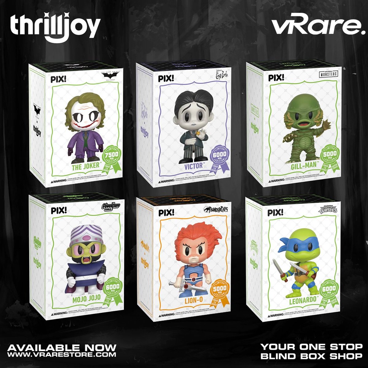 pop_holmes's tweet photo. The new Thrilljoy PIX! boxes with a chanse of chases are available at Vrare for $20 #ad Gil-Man My favourite from these
https://t.co/3RcDWNoqF6
#thrilljoy #gilman #timburton #joker #tmnt #powerpuffgirl #popholmes #sideshow #hottoys #lego #hasbro #collectibles #collectible #figures #youtooz #popmart