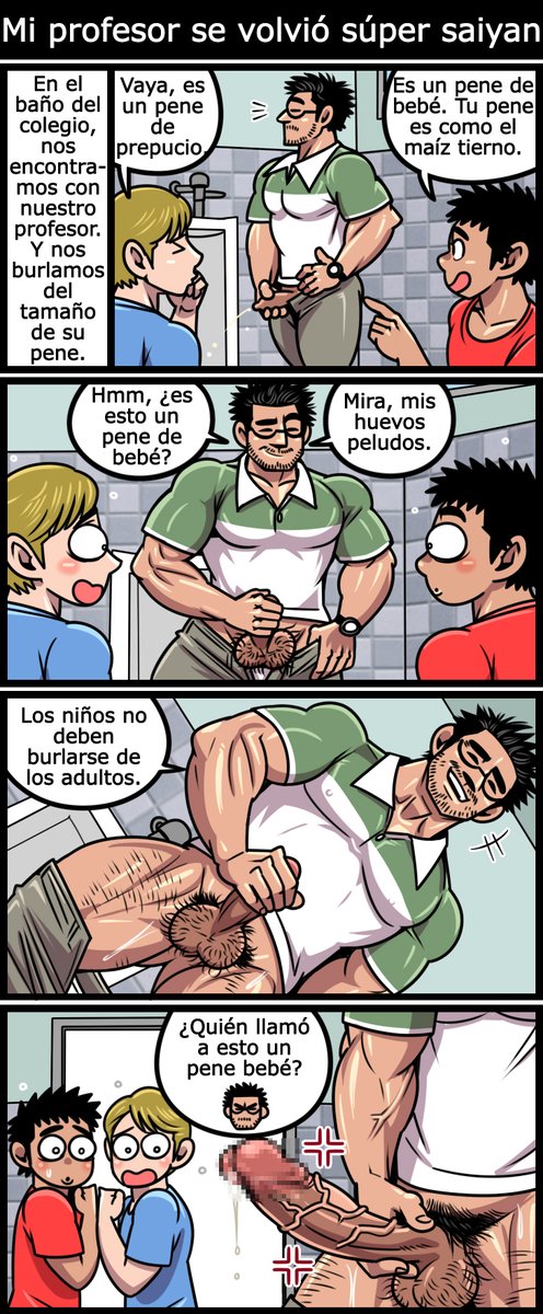 The teacher became a Super Saiyan.