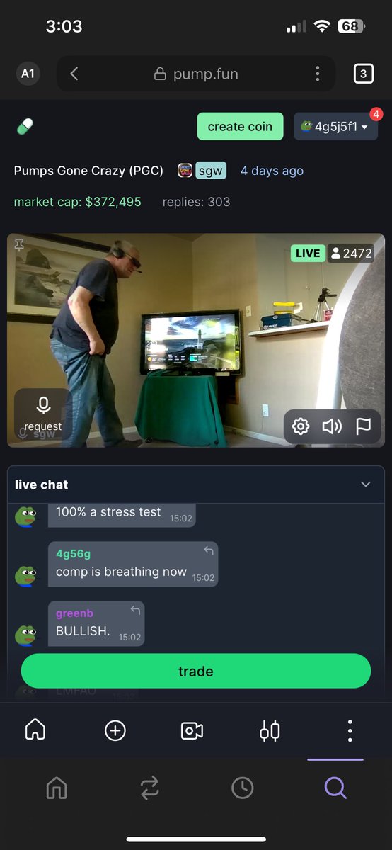 PweasenT1's tweet image. Ape the cabal plays #BasedHouse or $RASMR or ape the organic #PumpGoneCrazy $PGC bro. Easy decision for me it was! We building something special around Glen our 60yr old based ass dev! Join the normie cabal bro