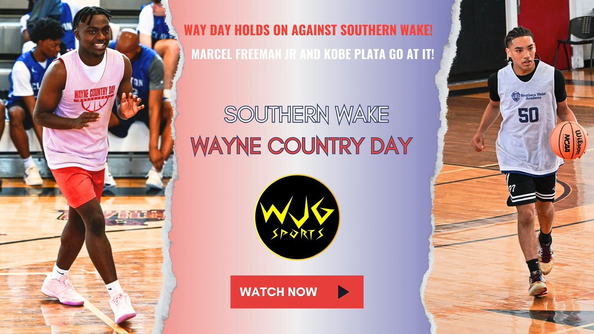 Wayne Country Day holds on to beat Southern Wake at Shaw team camp! Marcel and Kobe Plata go at it!
youtu.be/xaVC1OUggDs