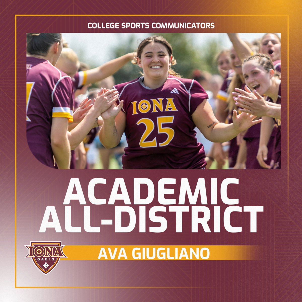 IonaGaels's tweet image. Congratulations to Ava, Kira and Carly of @IonaLacrosse on being named to the Academic All-District Team!
#GaelNation | #IWL