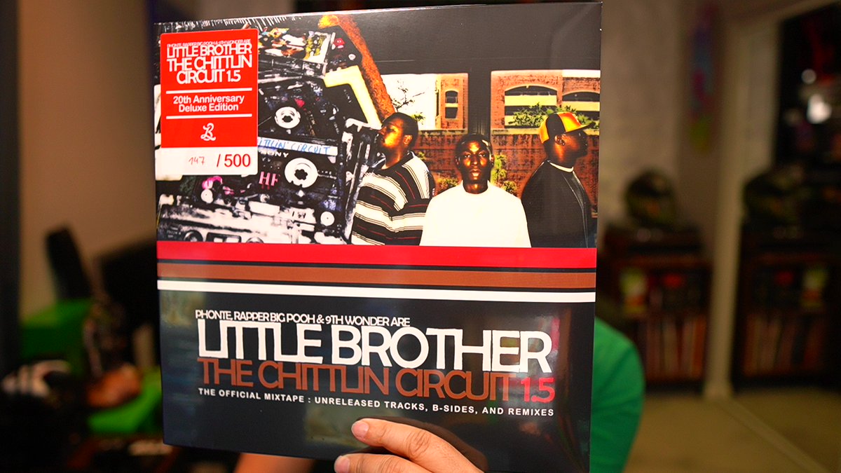 New vinyl arrived today! Little Brother's The Chittlin Circuit 1.5: 20th Anniversary Deluxe. Super rare, only 500 copies worldwide!
