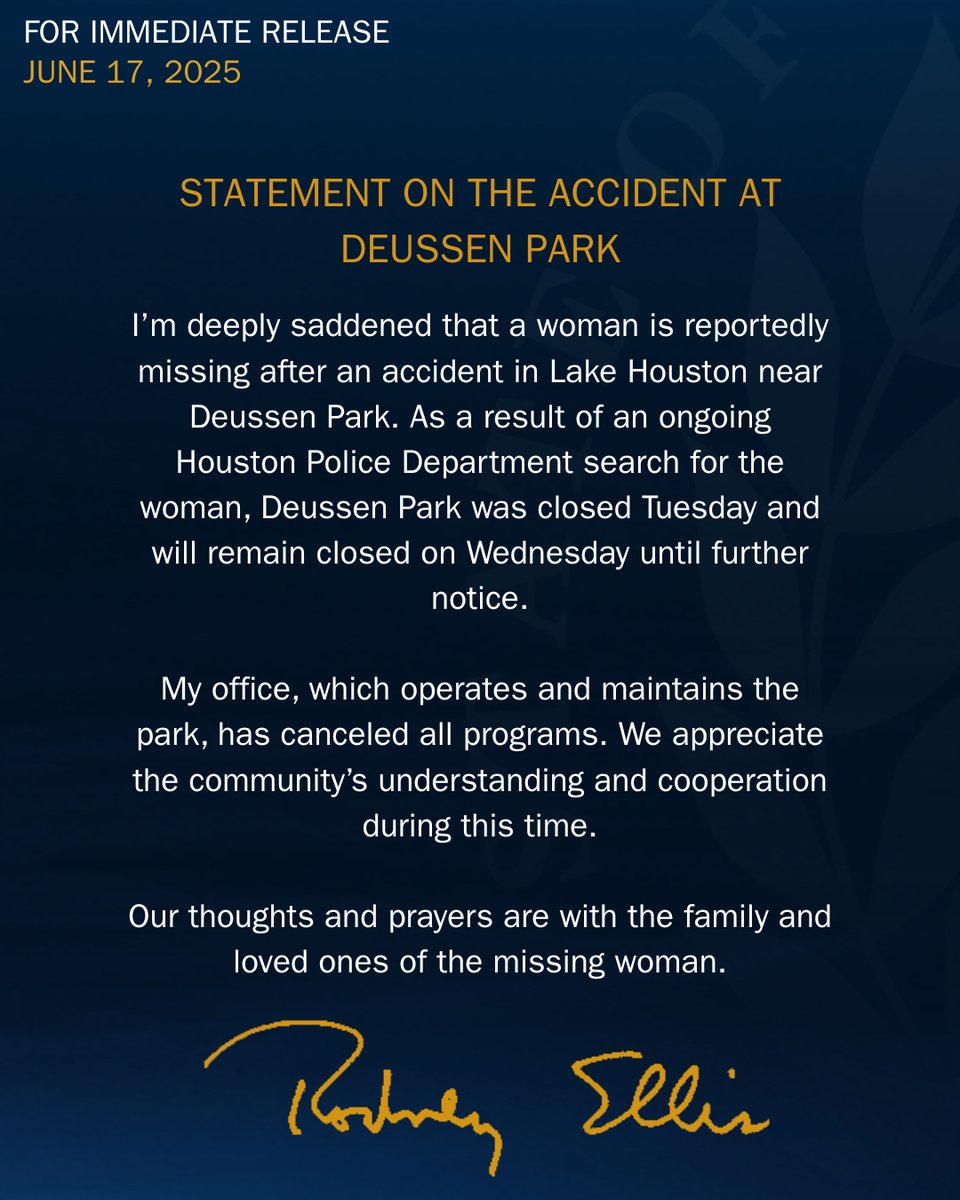 From the Office of Commissioner Rodney Ellis.
