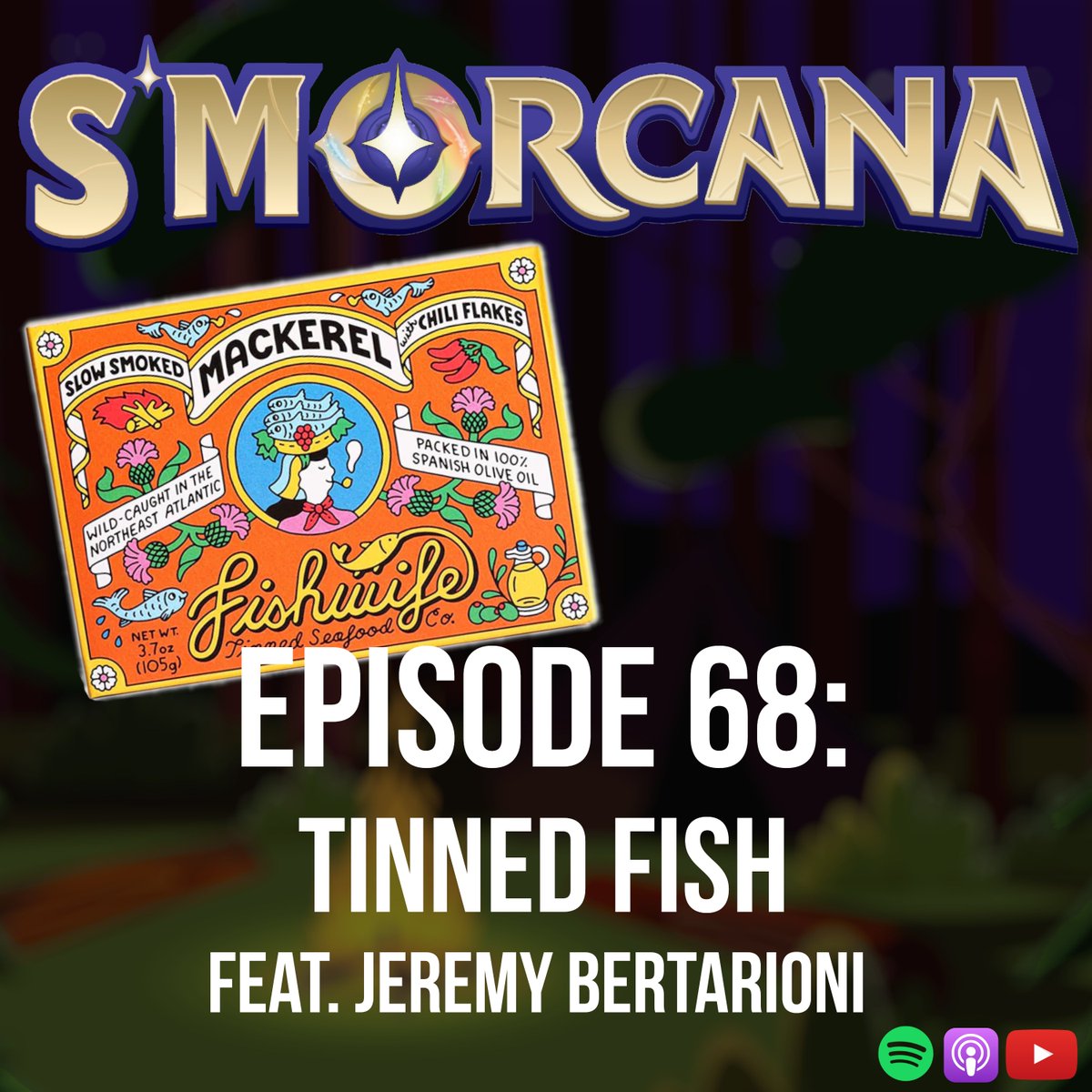 S'morcana: A Goofy Lorcana Podcast (@smorcana) on Twitter photo Who is that, delivering a truckload of tinned fish? Oh, it's podcaster, comedian, and Lorcana player extraordinaire <a href="/moxjeremy/">Jeremy Bertarioni</a>! Join Katie, Brett, and Jeremy for a deep dive into meta analysis, TCG trash talk, and the perils of thrown tomatoes. Who is that, delivering a truckload of tinned fish? Oh, it's podcaster, comedian, and Lorcana player extraordinaire <a href="/moxjeremy/">Jeremy Bertarioni</a>! Join Katie, Brett, and Jeremy for a deep dive into meta analysis, TCG trash talk, and the perils of thrown tomatoes.