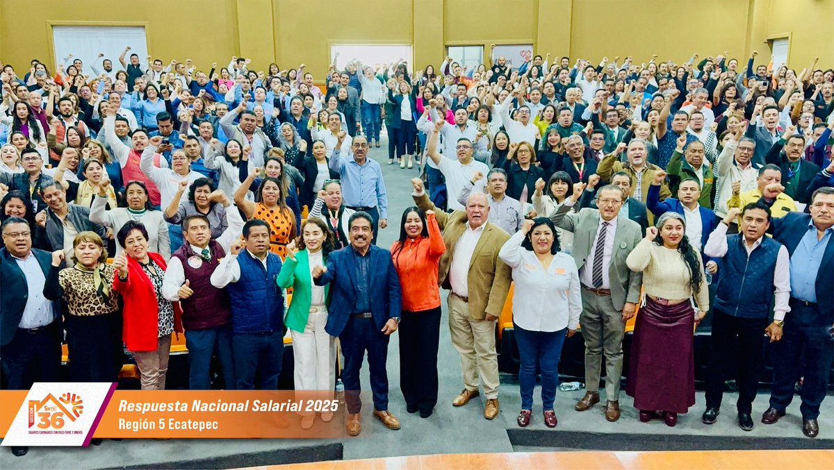 Seccion36Ofic's tweet photo. “Refrendamos nuestro compromiso por representar las aspiraciones laborales de nuestros compañeros, los invito a seguir caminando en Unidad con nuestra Organización Sindical para continuar siendo la emblemática Sección 36”

𝕄𝕥𝕣𝕒. 𝕄𝕠́𝕟𝕚𝕔𝕒 𝕄𝕚𝕣𝕚𝕒𝕞 𝔾𝕣𝕒𝕟𝕚𝕝𝕝𝕠 𝕍𝕖𝕝𝕒𝕫𝕔𝕠 

#SigamosCaminandoConPasoFirmeYUnidos
#RespuestaNacionalSalarial2025
#Sección36
