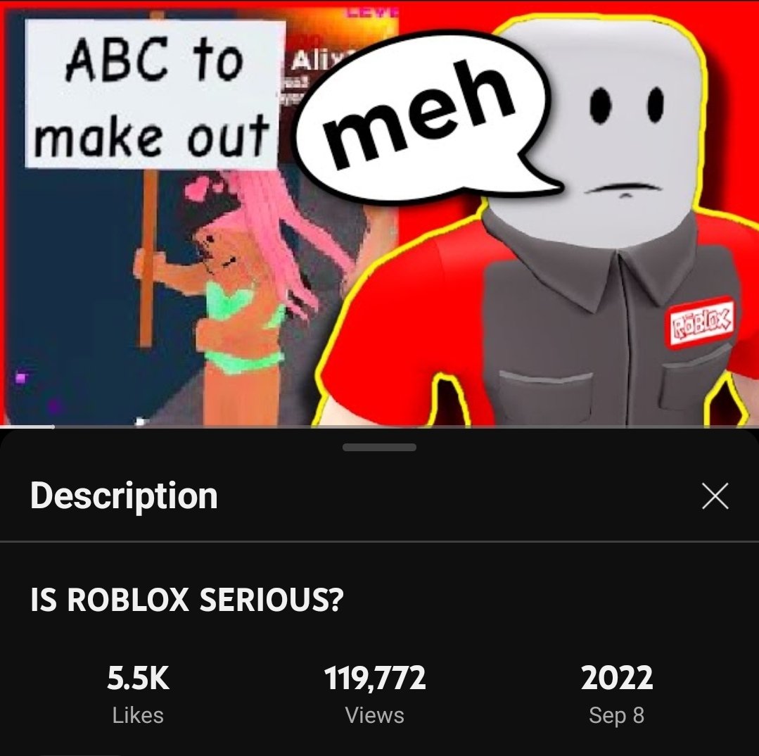 I have been covering Teddy for nearly 3 years. In that time...
• He made a dating game that got 28M visits
• Roblox deleted it and his OG account
• He returns on an alt, reuploads it and makes other condos
• They get a combined 250M visits
• Roblox deletes all games and his