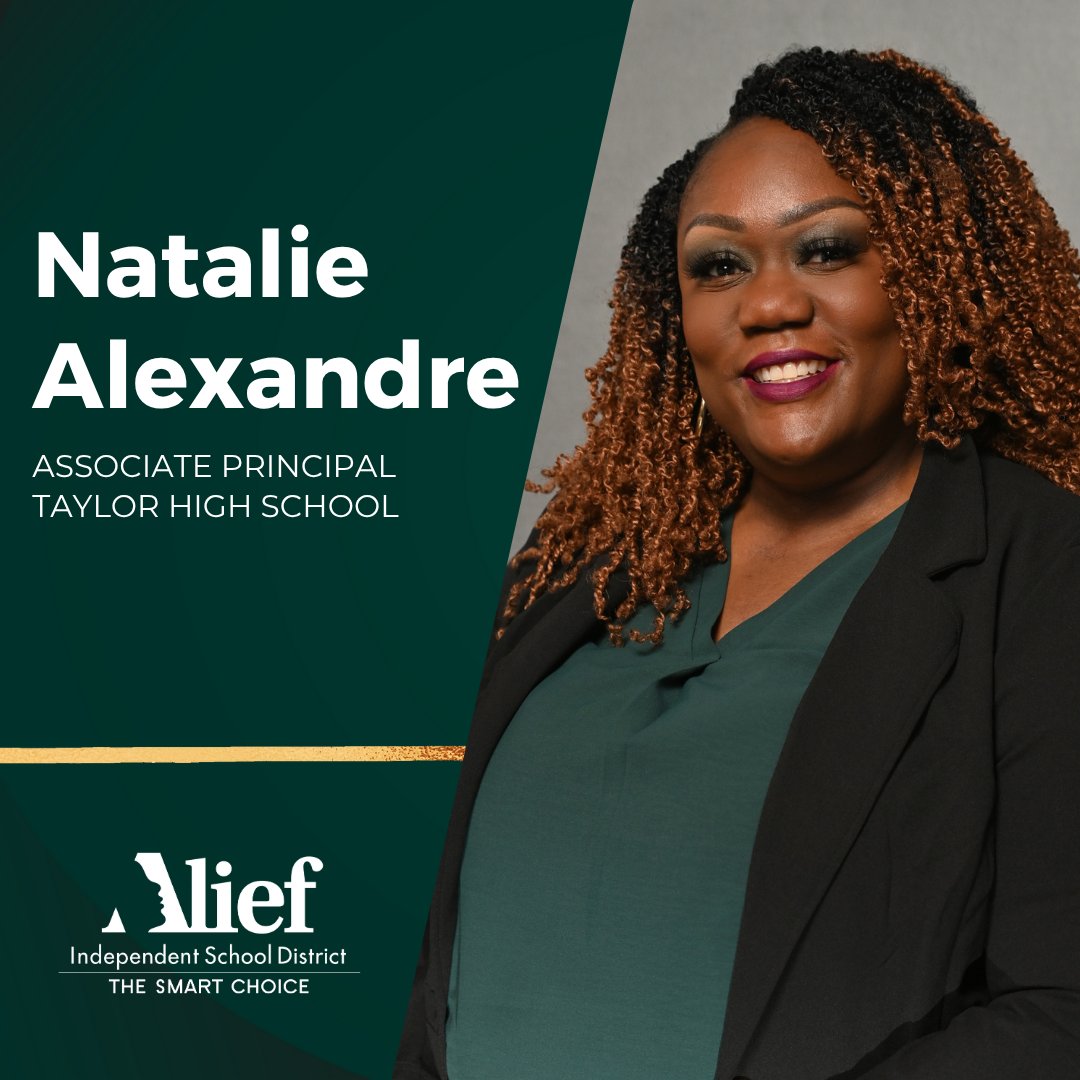 Congratulations to Natalie Alexandre, as she will be the Associate Principal at Taylor High School. Mrs. Alexandre brings a steadfast commitment to academic excellence, student achievement, and community-focused leadership. She is driven by a deep sense of purpose to serve the