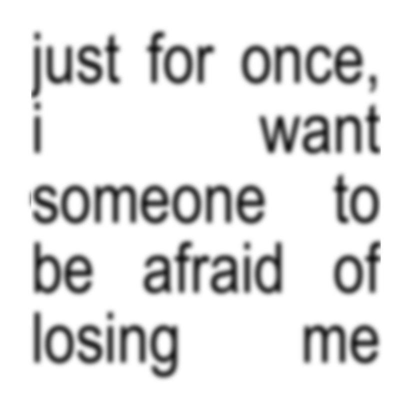 Just one moment where i feel irreplaceable