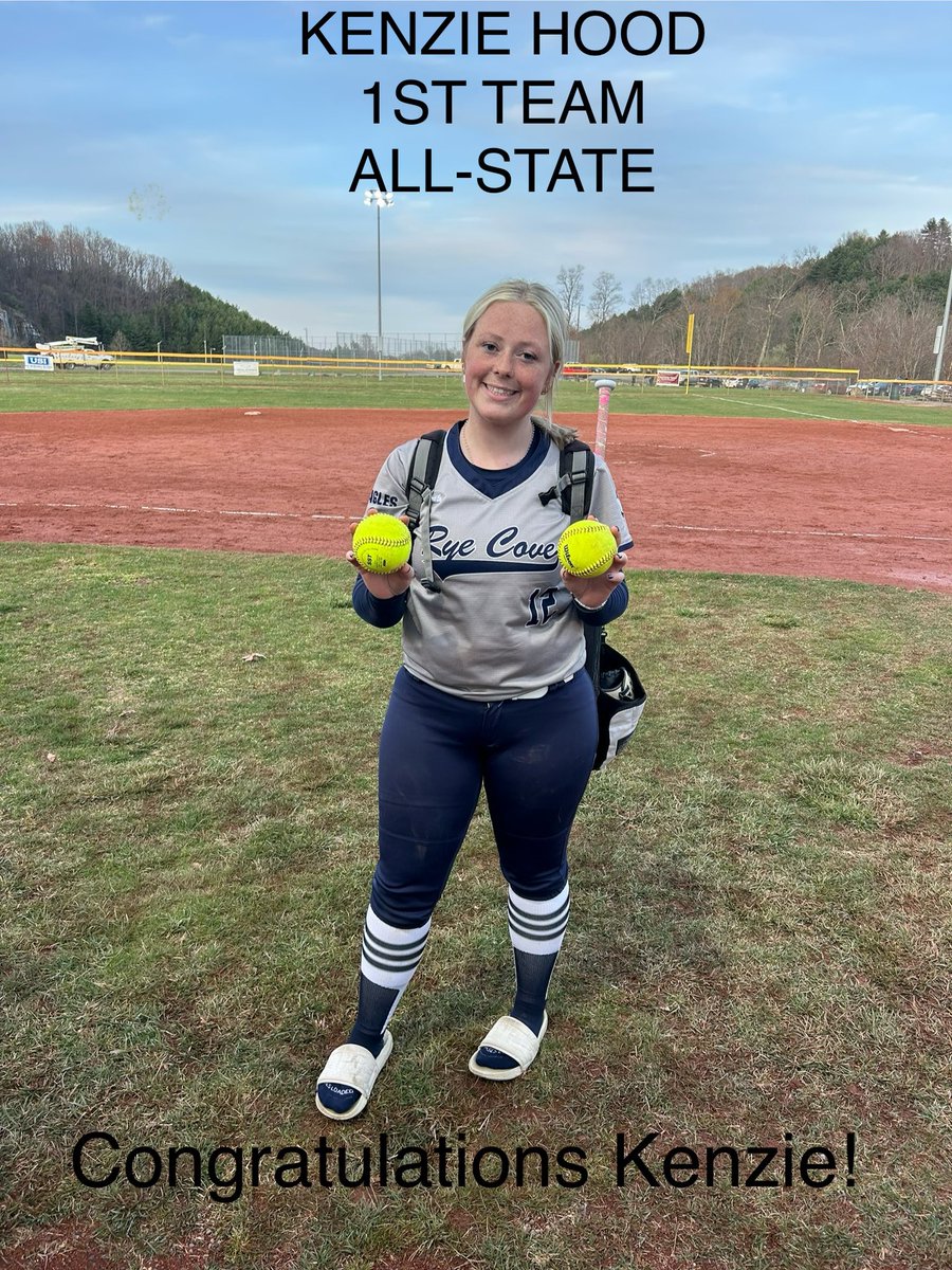 Congratulations <a href="/KenzieHood12/">Kenzie Hood</a> 
3-Time All-State 1st team! Great High School career!