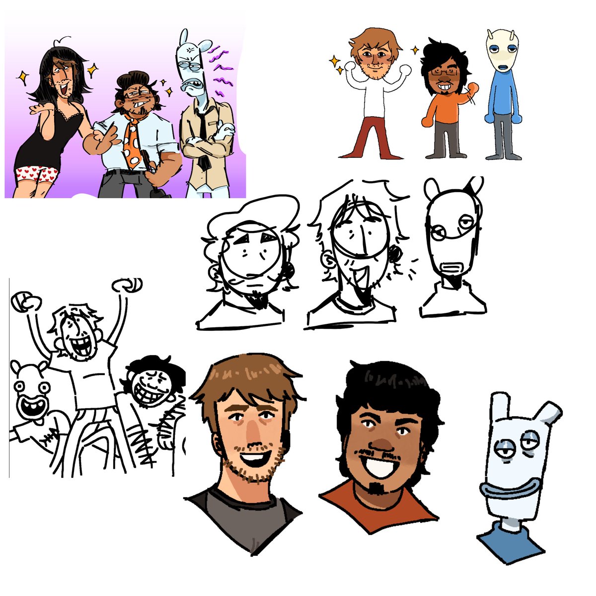 stickyjumping's tweet photo. My insane person oneyplays reference sheet good Lird https://t.co/Y3tLyFWypn
