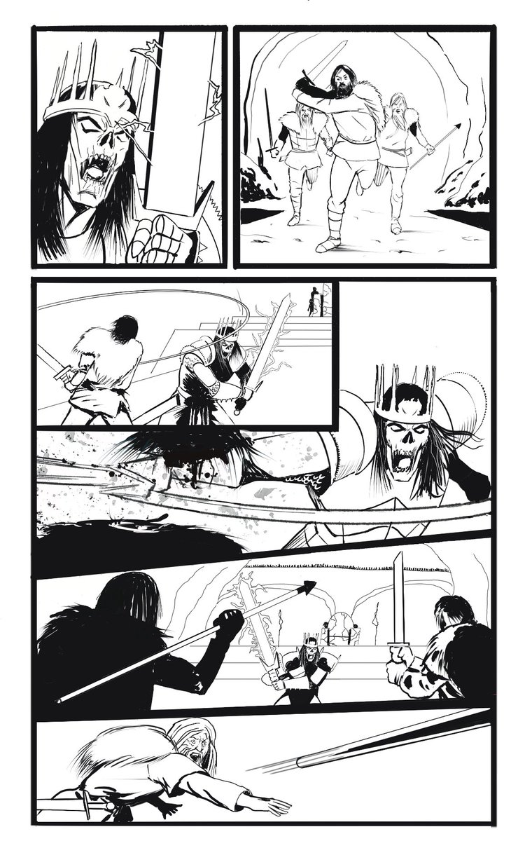 Another page from my new horror book-The Dead King. #horror #HorrorCommunity <a href="/DarkHorseComics/">Dark Horse Comics</a> <a href="/MadCaveStudios/">Mad Cave Studios</a> <a href="/ImageComics/">Image Comics</a> <a href="/thevaultcomics/">Vault Comics</a> <a href="/MagmaComix/">Magma Comix</a>