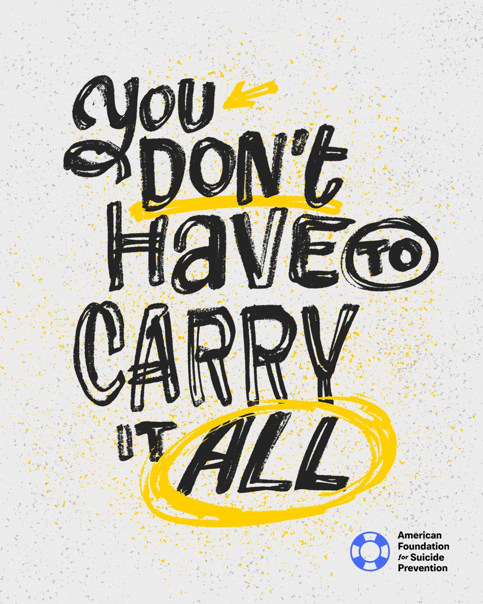 A gentle reminder that you don't have to carry it all by yourself — it's okay to reach out for help.💙

Artwork by <a href="/dandrawnwords/">Dan Lee</a>

#MensHealthMonth