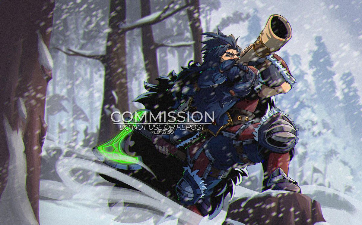 "The horn will sound from the snowy peaks of Ironcrown"
🎨: <a href="/LBY2K99/">Labyeha💙</a>