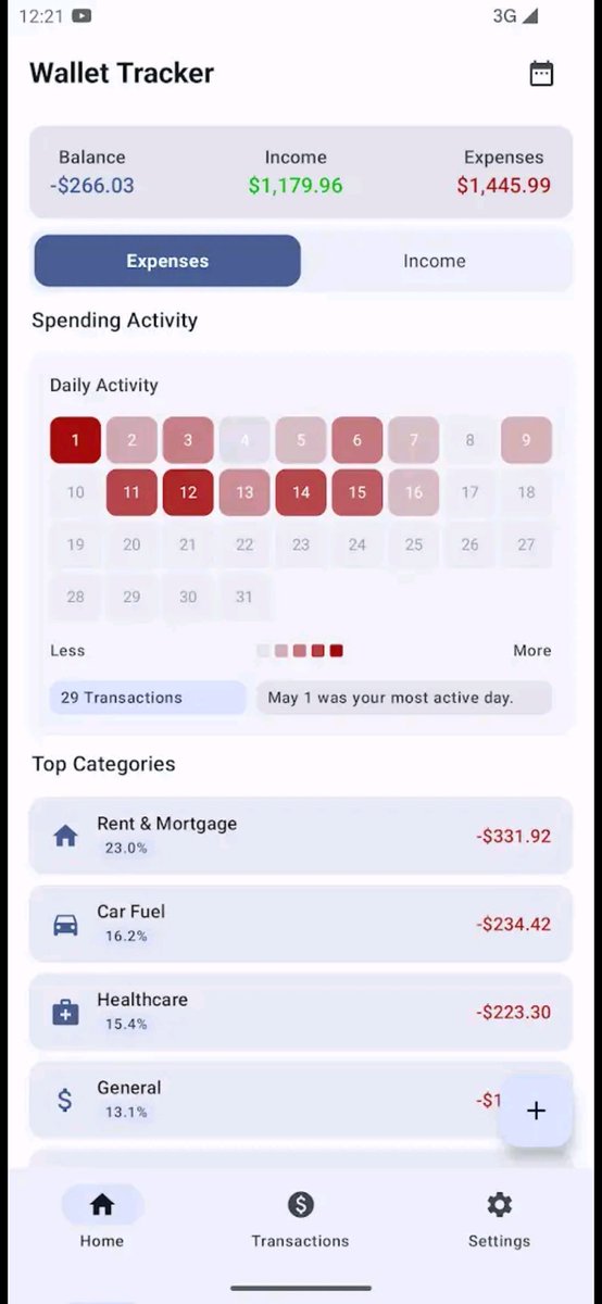 [Promo]

Wallet Tracker – a fast, simple expense tracker that works offline and stores all your data on-device.
No accounts. No cloud. Just pure privacy + insight.

📊 Heatmaps, recurring entries, PIN lock &amp; more.

🔗 play.google.com/store/apps/det…