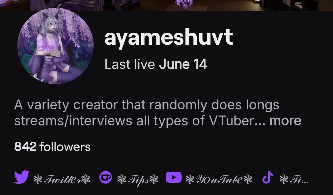 #vtuber #VTuberUprising
My goal is 1k then 1.5k. It's time to lock the fuck in chat! 🥰💜🌌