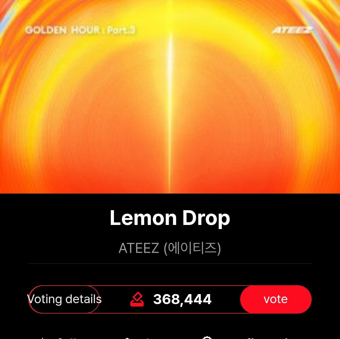 maf (@lvs_utopia) on Twitter photo 🚨 QUEDA POCO MAS DE UNA HORA PARA QUE TERMINE LA VOTACIÓN EN ALLCHART, VAYAN A DEJAR SUS VOTOS ATINY🍋‼️
#ATEEZ #에이티즈 <a href="/ATEEZofficial/">ATEEZ(에이티즈)</a>
#GOLDENHOUR_Part3 #LemonDrop 🚨 QUEDA POCO MAS DE UNA HORA PARA QUE TERMINE LA VOTACIÓN EN ALLCHART, VAYAN A DEJAR SUS VOTOS ATINY🍋‼️
#ATEEZ #에이티즈 <a href="/ATEEZofficial/">ATEEZ(에이티즈)</a>
#GOLDENHOUR_Part3 #LemonDrop