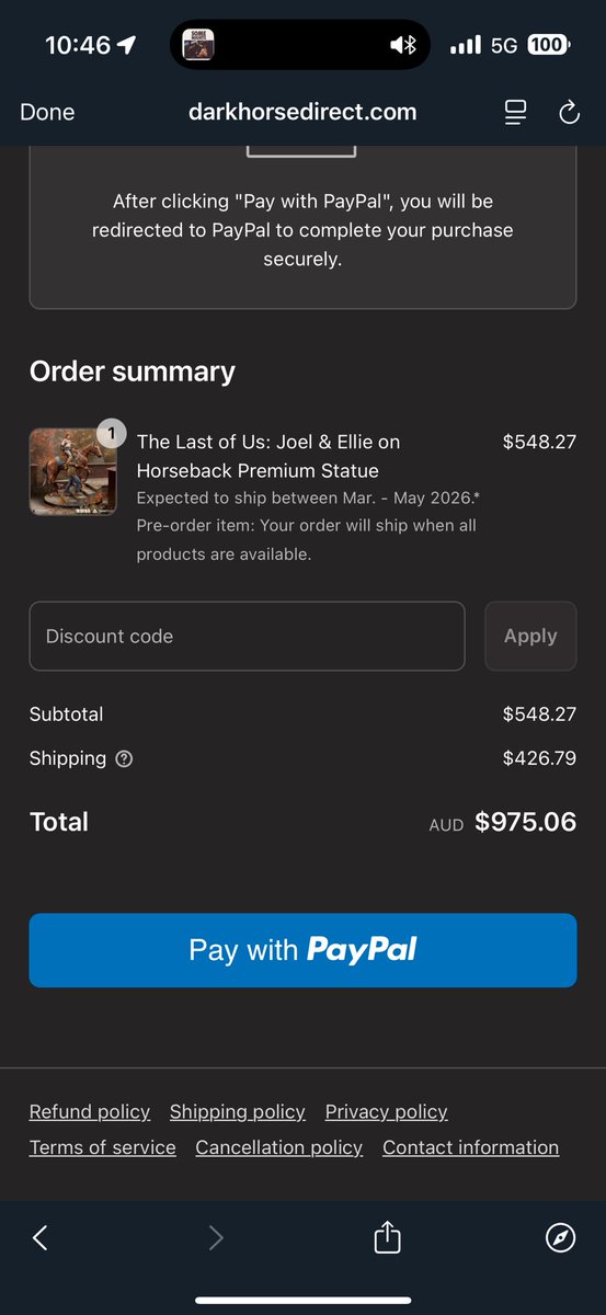 ImEmma8's tweet photo. When the shipping is almost the cost of the item… what crap are you guys on @DarkHorseDirect ???? https://t.co/eo87f2WXlx