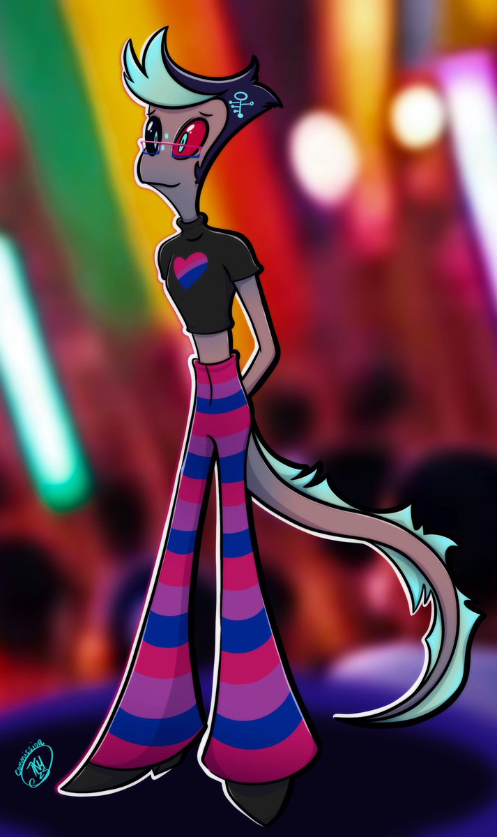 DesignsTrh's tweet image. A sweet little Peppermint Pride commission 💖💜💙
#HazbinHotel #HazbinHotelFanart #HazbinHotelPeppermint #Voxassistant #Pride #PrideMonth #pridemonth2025 #commission #commissionsearned #commissionart #fyp #fypシ