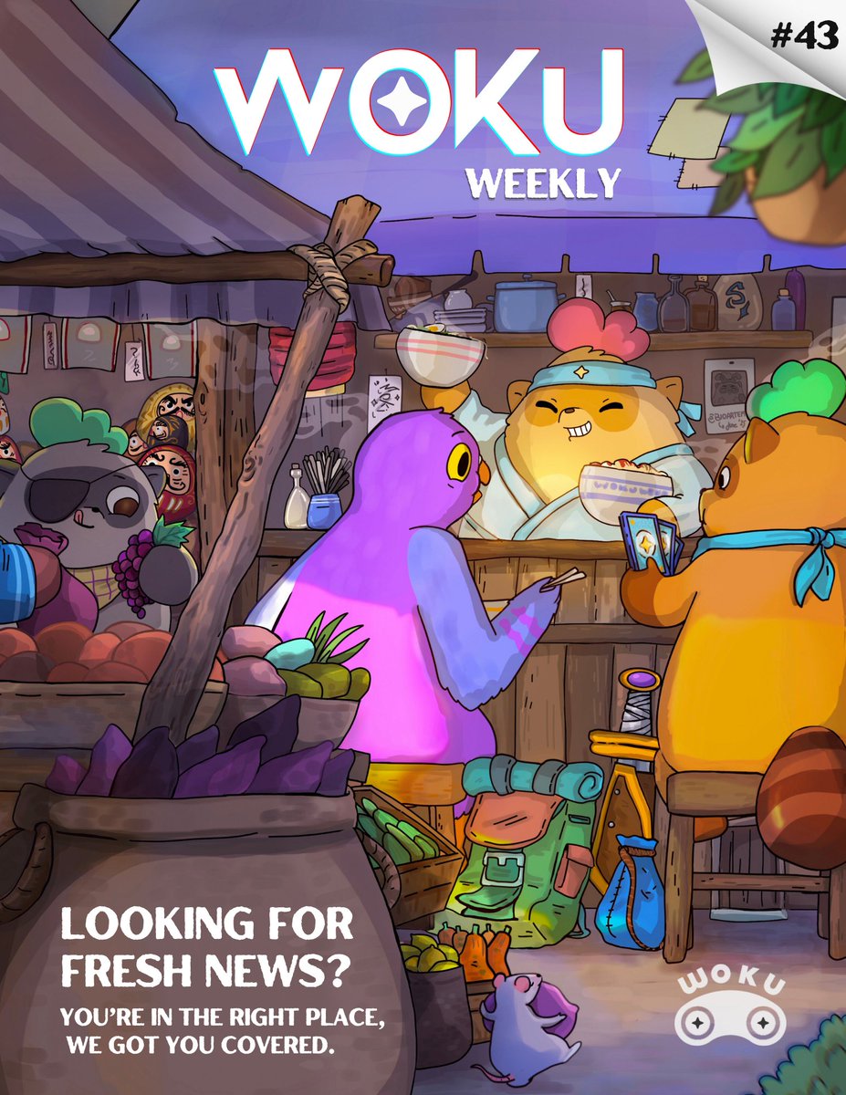 ✨WEEK 43 ISSUE INBOUND!✨

Another week, another Woku Weekly covering all the latest from the <a href="/Ronin_Network/">Ronin</a> ecosystem! 🔥

Ratz Race Season 2 is over!🏁

10K RON, 20 Moki Eggs, and dynamic Moki traits are on the line! Keep an eye out for the prize leaderboard!🎩