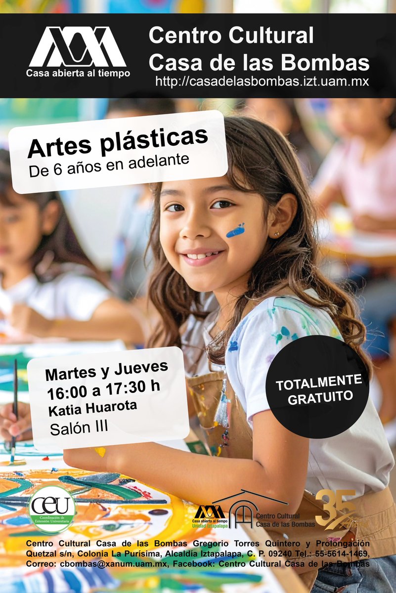 #AgendaCulturalUAMI
#sóloencasadelasbombas
casadelasbombas.izt.uam.mx
Inicio 24 de junio