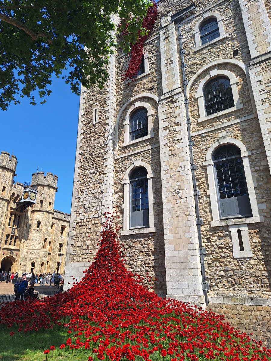 RichardRawcliff's tweet image. Poppies back at the @TowerOfLondon well worth a visit, especially on a sunny day 😃