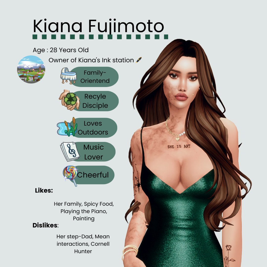 simsolette's tweet image. Character sheets~ 
I finally did it 🥺