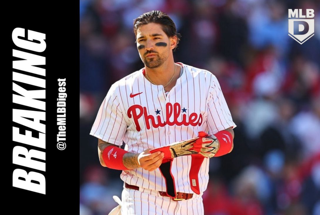 BigLeagueDigest's tweet image. Rob Thomson held Nick Castellanos out of the lineup after a heated exchange over being pulled from yesterday’s game. 

Castellanos: “It’s his decision. He’s the manager.” 👀 @charlottevarnes