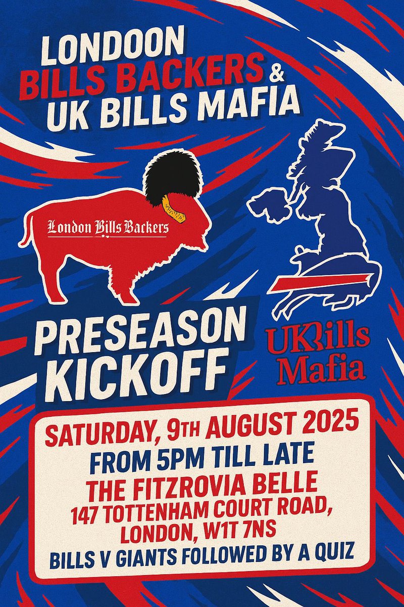 Kick off the season with LBB, the Belle and all your closest #BillsMafia friends! Registration now live at LondonBillsBackers.com