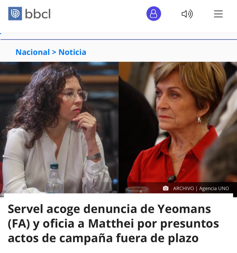 Con esto queda claro que la denuncia que presenté como jefa de campaña de Gonzalo Winter tiene fundamentos suficientes para considerarse por el Servel. Evelyn Matthei deberá responder ante todos los chilenos por sus actos de campaña fuera del plazo legal.