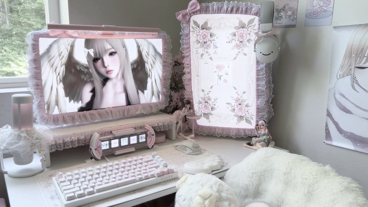 pink princess setup ♡