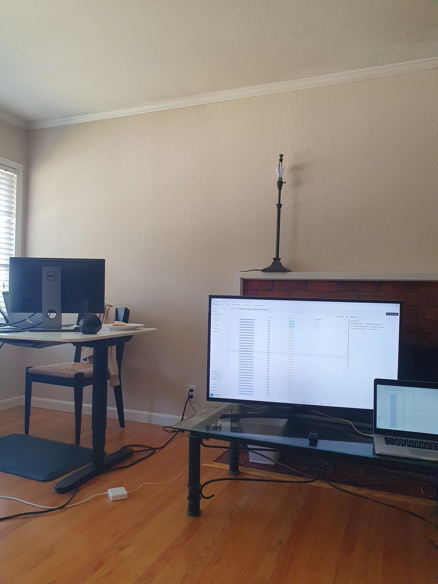 Be me -

- join a startup
- move to SF
- lease a house
- turn it into a hacker house
- buy a large tv, run evals 24/7
- build agents
- eat tacos

tacos 🤝 transformers supremacy
